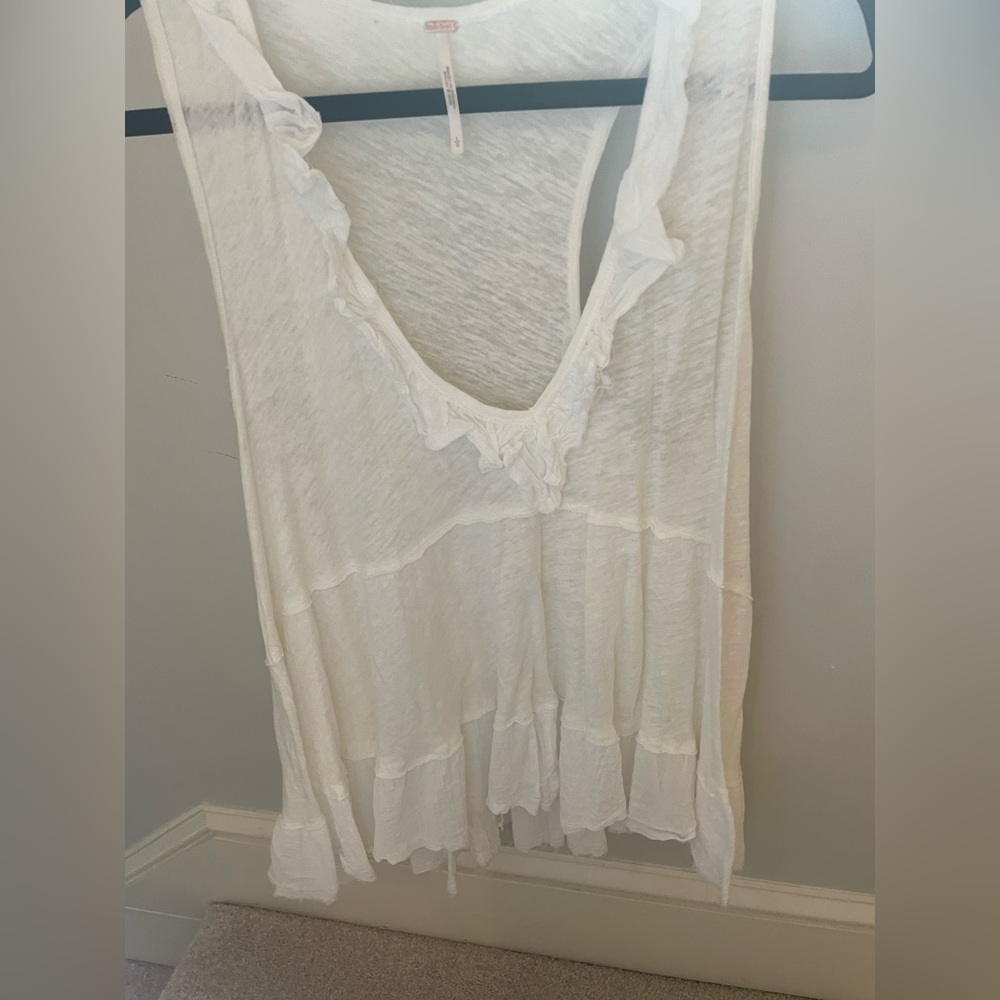 Free People blouse white